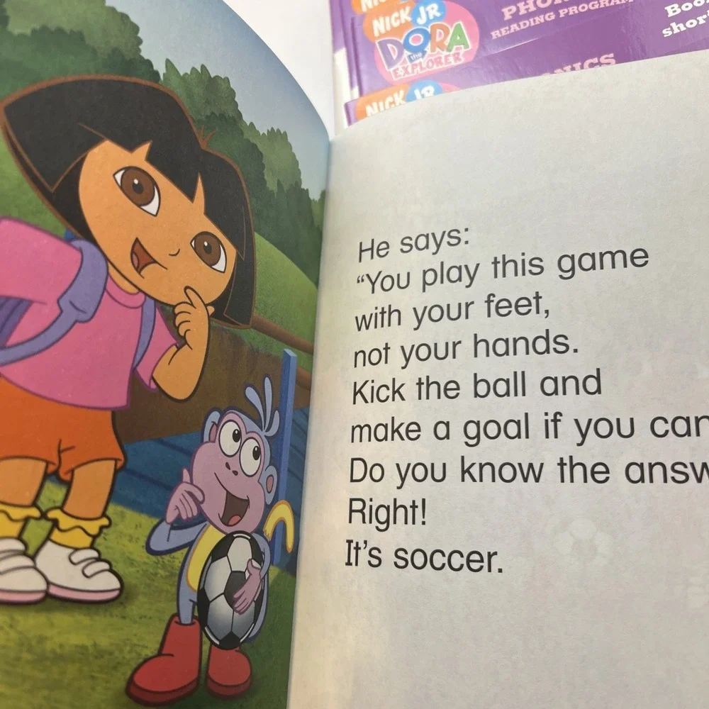 2X Dora the Explorer Phonics Boxed Sets, 23 Books- Box 1&2,  Phonics Scholastic
